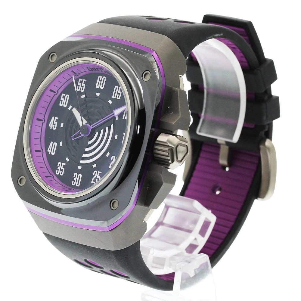 GORILLA FASTBACK BLACK/PURPLE DIAL AUTOMATIC WATCH - 2