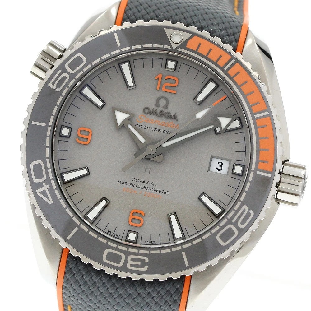 OMEGA SEAMASTER PLANET WATCH: OMEGA Seamaster Planet Watch Brand: OMEGA Type/Style: Wristwatch Material: Band Material rubber, Case Material titanium Color: Dial Color gray Size: Case Size About44mm (1.7inch) Wrist size About