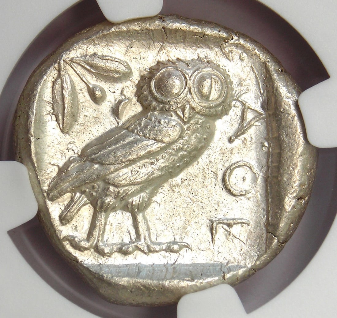 ATTICA ATHENS ATHENA OWL AR TETRADRACHM SILVER COIN: Attica Athens Athena Owl AR Tetradrachm Silver Coin Year : 404 BC Denomination : Tetradrachm Country of Origin : Greece Accessories: None Accessories Notice: When purchasing pre-owned goods, please re