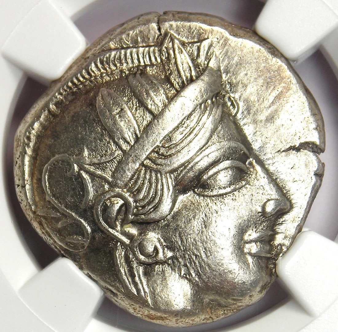 ATTICA ATHENS OWL AR TETRADRACHM SILVER GREEK COIN: Attica Athens Owl AR Tetradrachm Silver Greek Coin Year : 404 BC Denomination : Tetradrachm Country of Origin : Greece Accessories: None Accessories Notice: When purchasing pre-owned goods, please ref