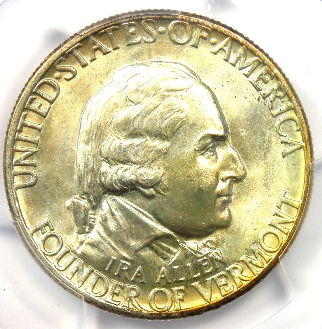 1927 VERMONT HALF DOLLAR 50C COIN: 1927 Vermont Half Dollar 50C Coin Year: 1927 Denomination: 50C Country of Origin: United States Accessories: None Accessories Notice: When purchasing pre-owned goods, please refer to the photos of the