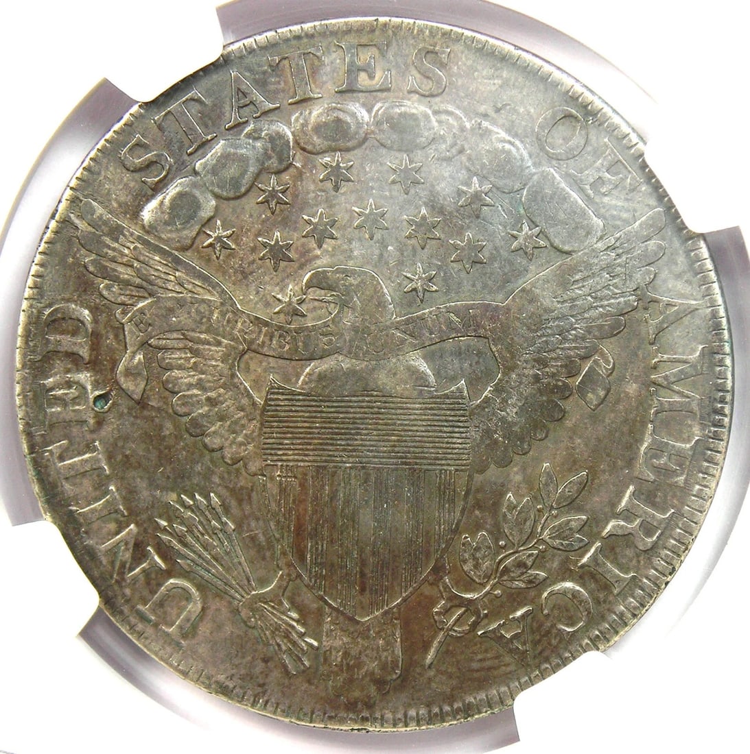 1802 DRAPED BUST SILVER DOLLAR - 2
