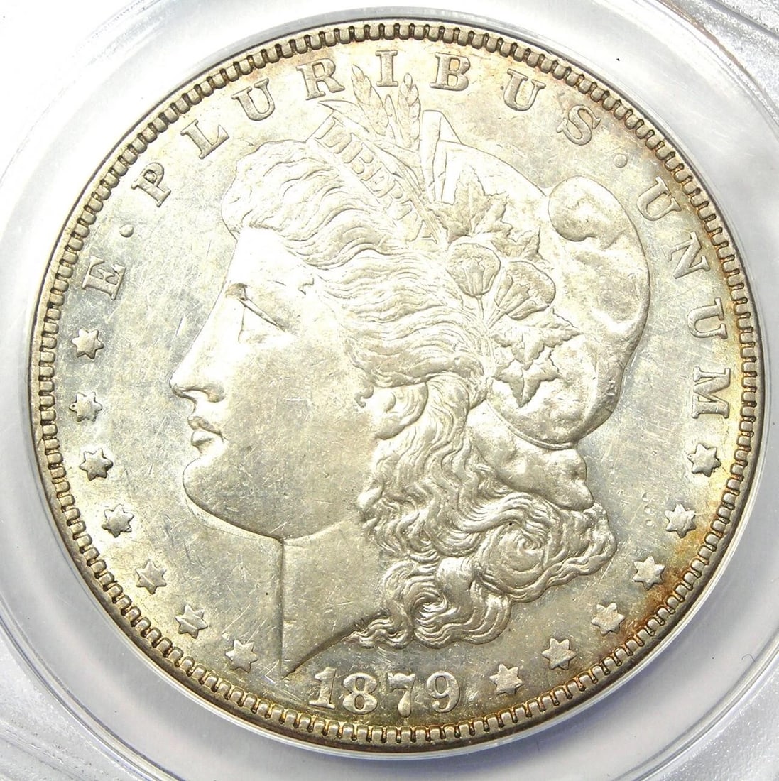 1879-S REVERSE OF 1878 MORGAN SILVER DOLLAR $1 COIN: 1879-S Reverse of 1878 Morgan Silver Dollar $1 Coin Year: 1879 Denomination: $1 Country of Origin: United States Accessories: None Accessories Notice: When purchasing pre-owned goods, please refer to 