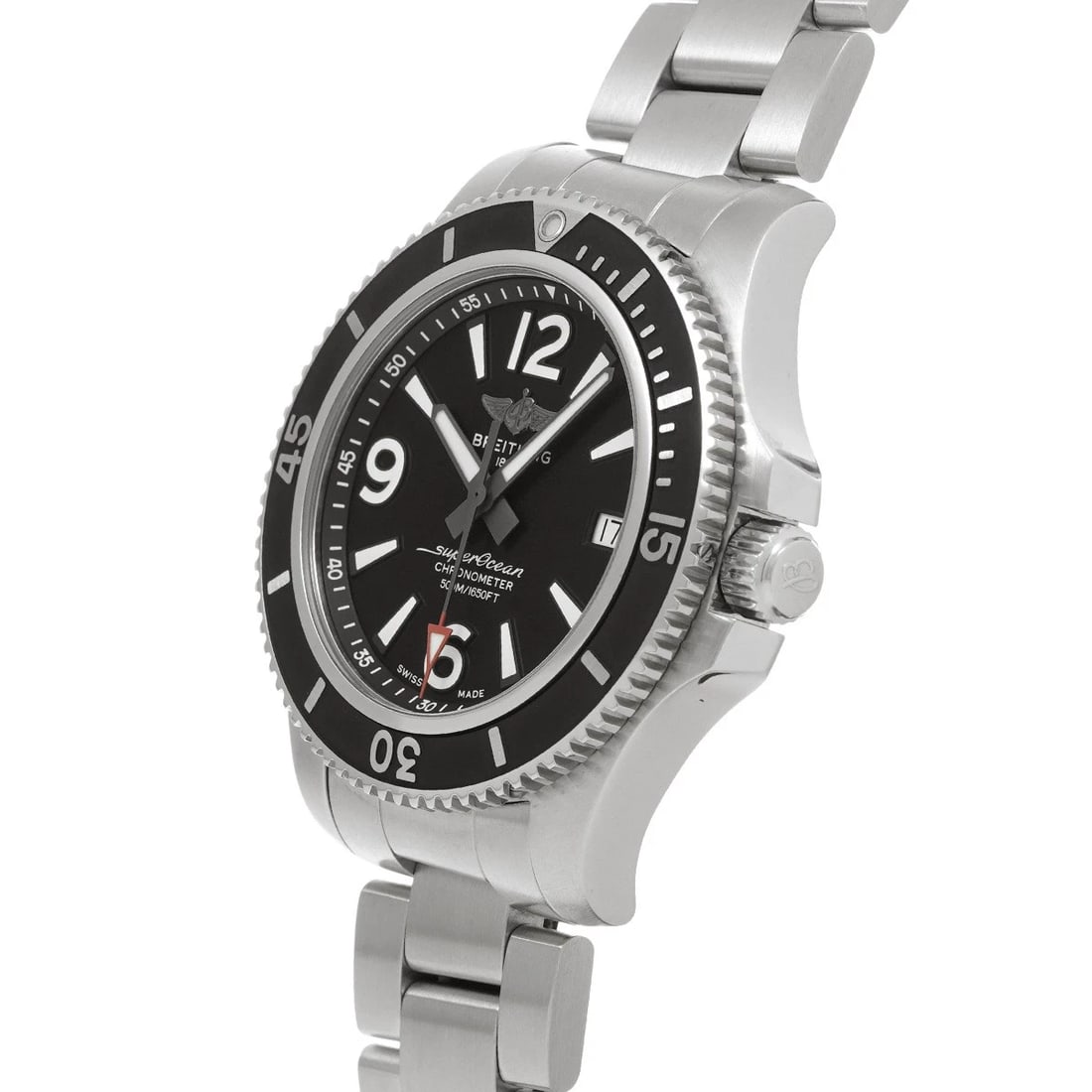 BREITLING SUPEROCEAN AUTOMATIC BLACK WATCH - 2