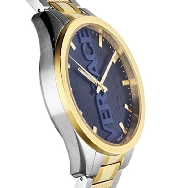 VERSACE V-VERTICAL DIAL: BLUE WATCH - 2
