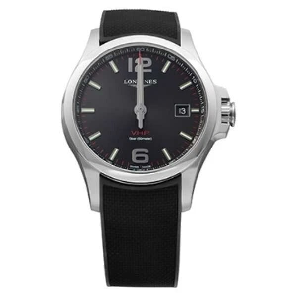 LONGINES CONQUEST V.H.P. BLACK WATCH - 2