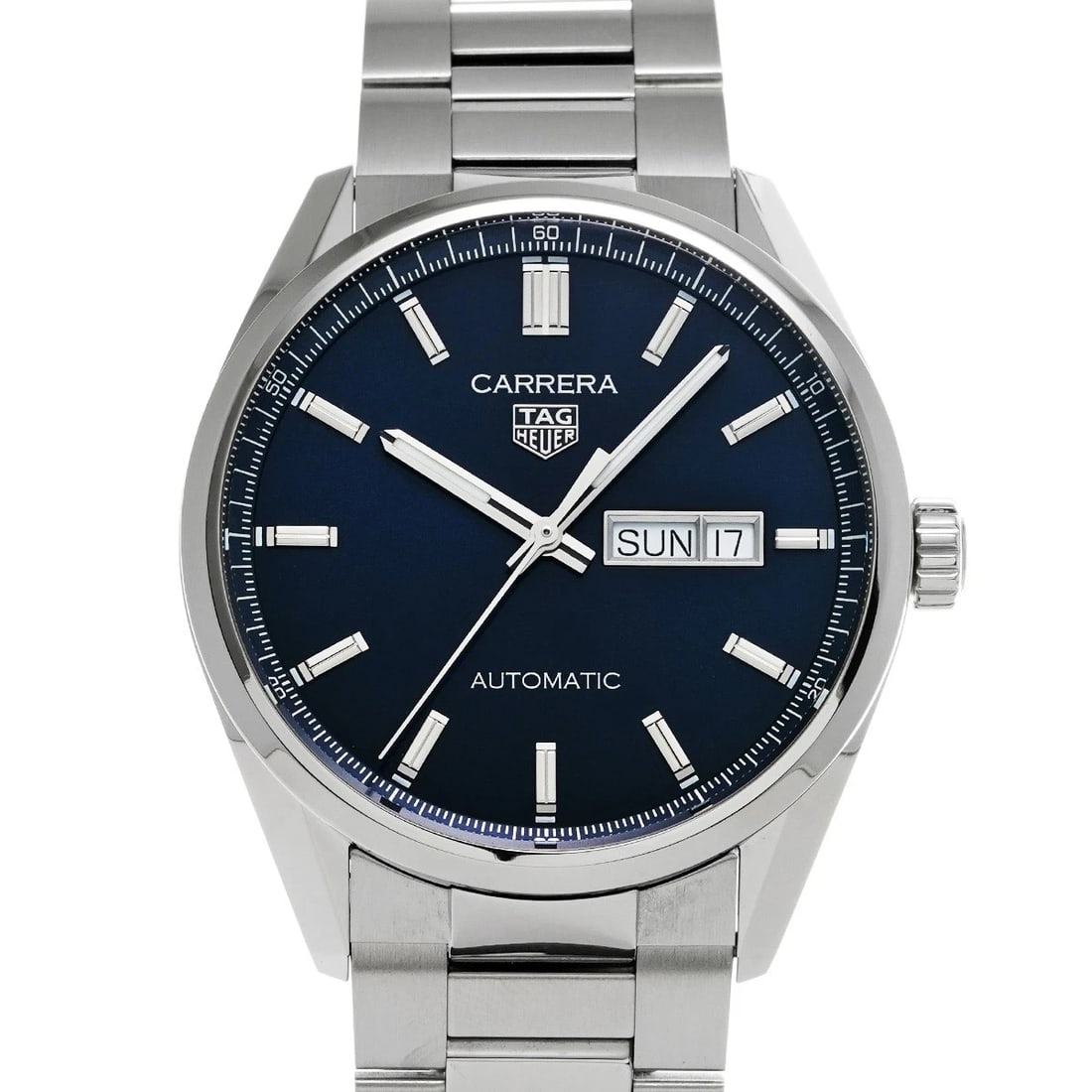 TAG HEUER CARRERA CALIBER BLUE WATCH: TAG HEUER Carrera Caliber blue Watch Brand: TAG HEUER Type/Style: Wristwatch Material: Band Material Stainless steel, Case Material Stainless steel Color: Dial Color blue Size: ?Case? H/about 41mm W/a