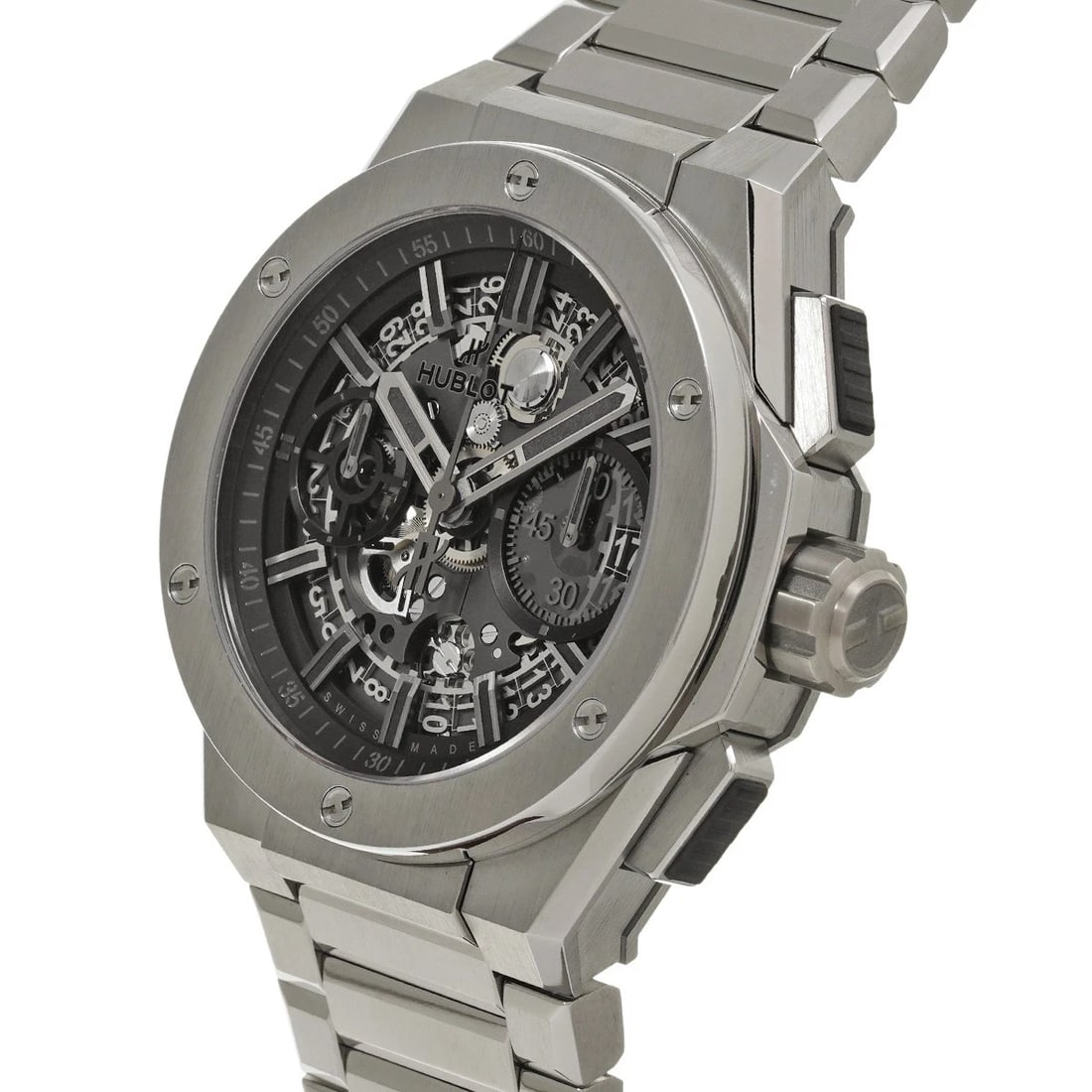 HUBLOT BIG BANG INTEGRATED YOSHIDA SPECIAL EDITION WATCH: HUBLOT Big Bang Integrated Yoshida Special Edition Watch Brand: HUBLOT Type/Style: Wristwatch Material: Band Material titanium, Case Material titanium Color: Dial Color Matte Gray Skeleton Size: ?Case