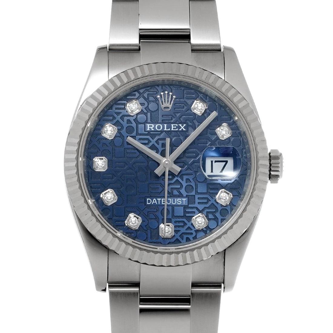 ROLEX DATEJUST 36 BLUE COMPUTER/DIAMOND WATCH: ROLEX Datejust 36 Blue computer/diamond Watch Brand: ROLEX Type/Style: Wristwatch Material: Band Material Stainless steel, Case Material Stainless steel Color: Dial Color Blue computer Size: ?Case? H/