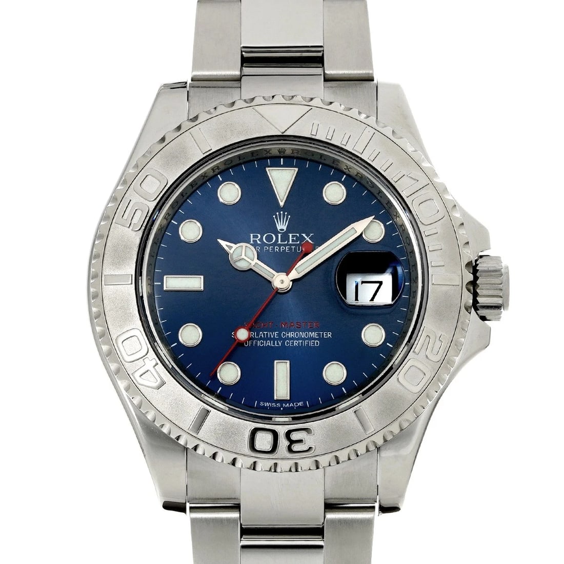 ROLEX YACHT-MASTER 40 BLUE WATCH: ROLEX Yacht-Master 40 blue Watch Brand: ROLEX Type/Style: Wristwatch Material: Band Material Stainless steel, Case Material Stainless steel Color: Dial Color blue Size: ?Case? H/about 40mm W/about 40m