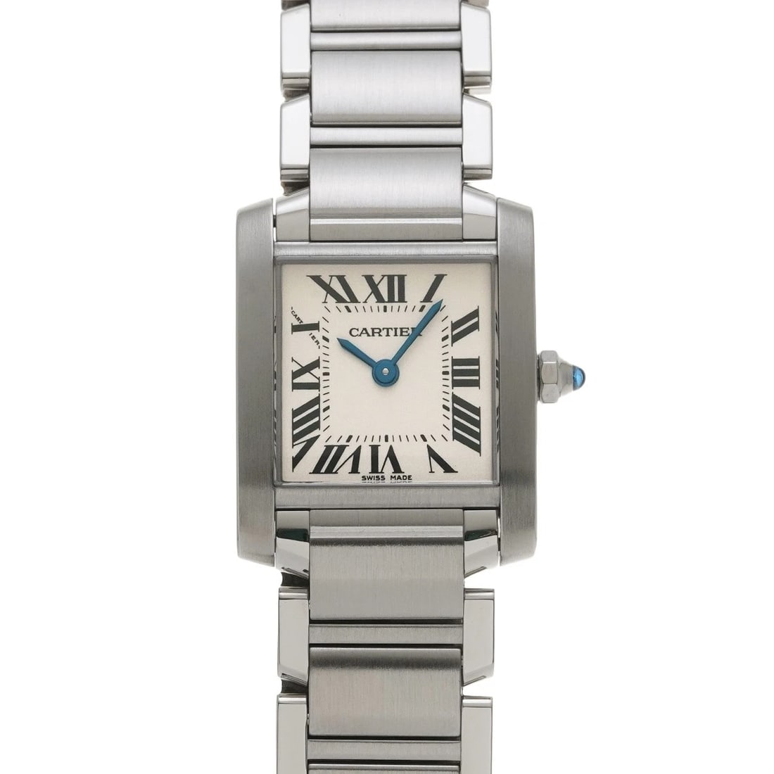 CARTIER TANK FRANCAISE SM SILVER WATCH: CARTIER Tank Francaise SM Silver Watch Brand: CARTIER Type/Style: Wristwatch Material: Band Material Stainless steel, Case Material Stainless steel Color: Dial Color Silver Size: ?Case? H/about 18mm W