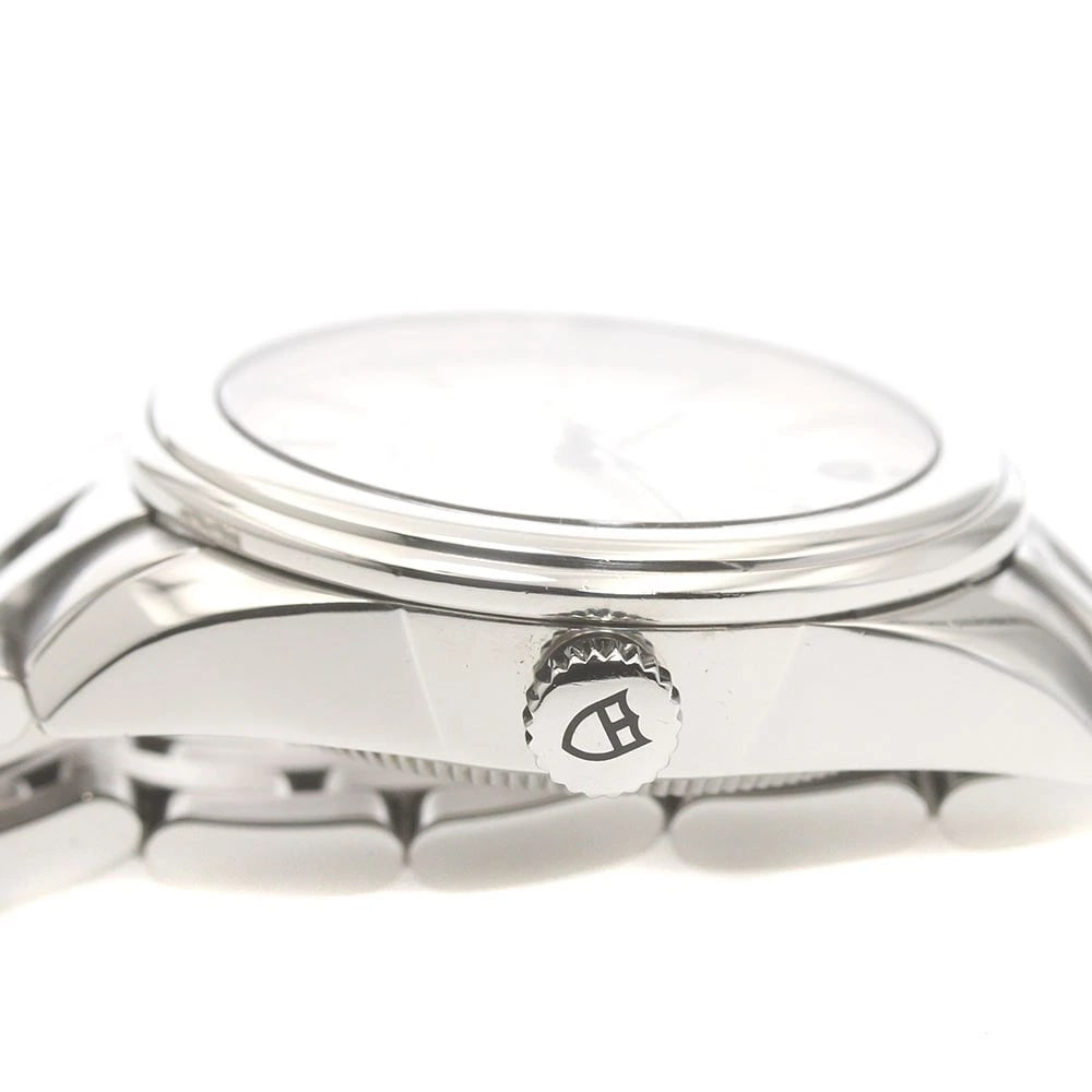TUDOR GLAMOR DATE SILVER AUTOMATIC WATCH - 3