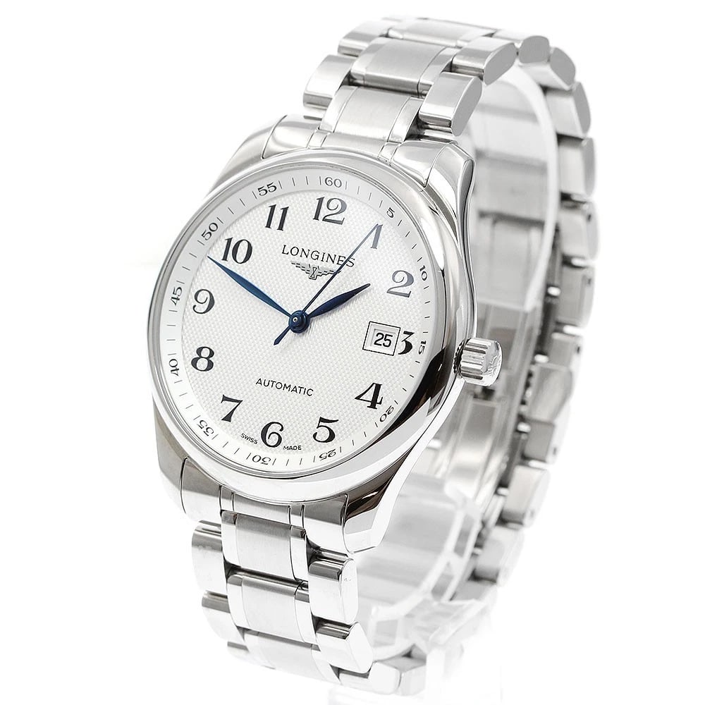 LONGINES MASTER COLLECTION SILVER AUTOMATIC WATCH - 2