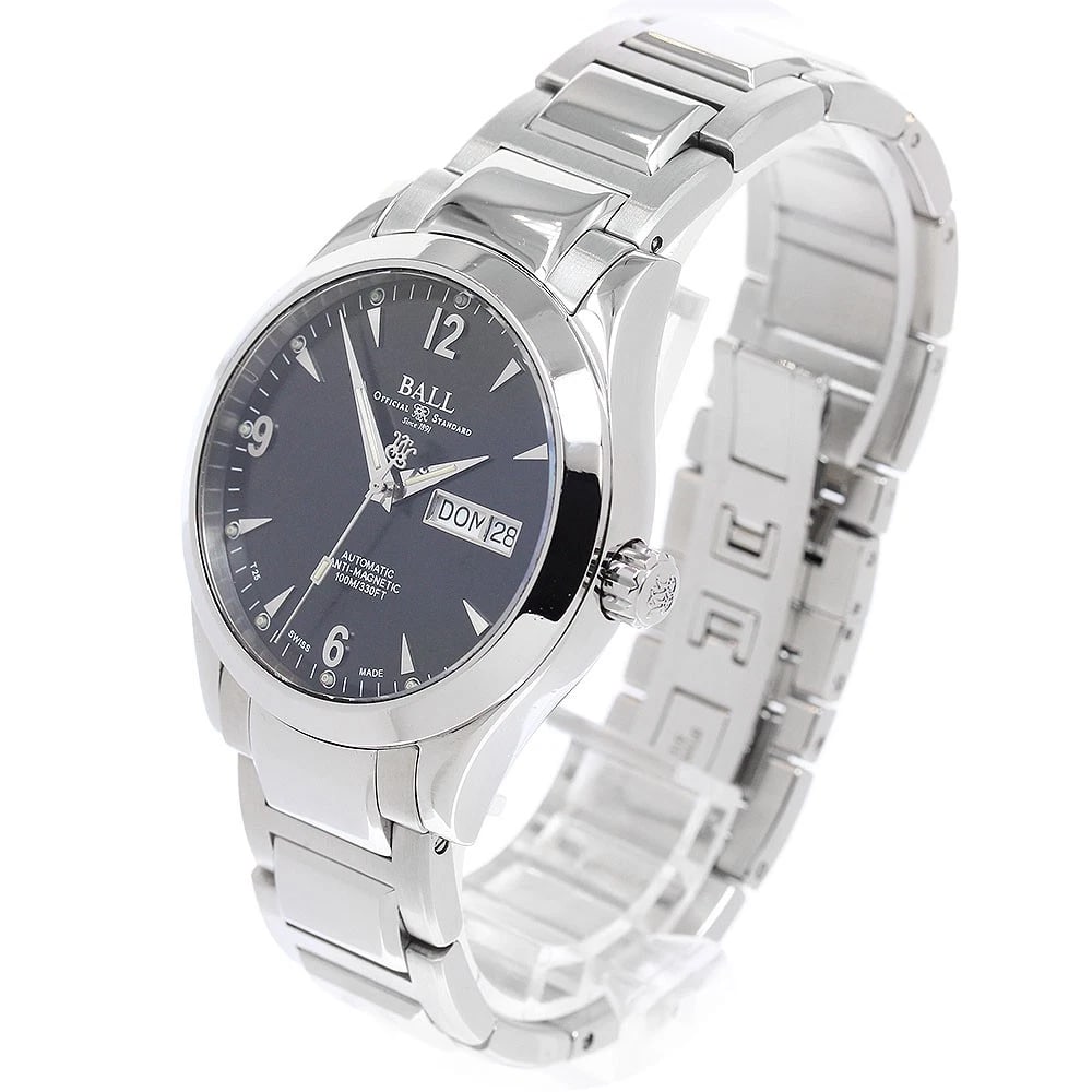 BALLWATCH ENGINEER DATE BLACK AUTOMATIC WATCH - 2