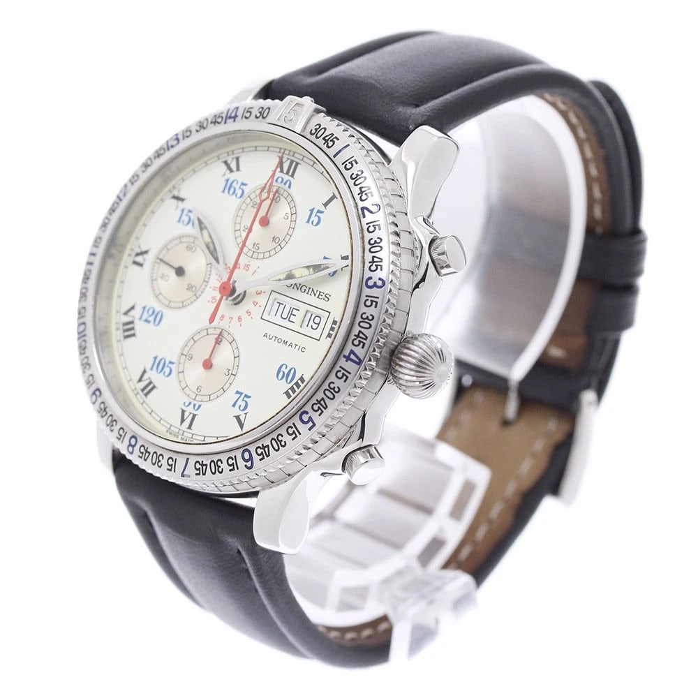 LONGINES LINDBERG CHRONOGRAPH DATE AUTOMATIC WATCH - 2