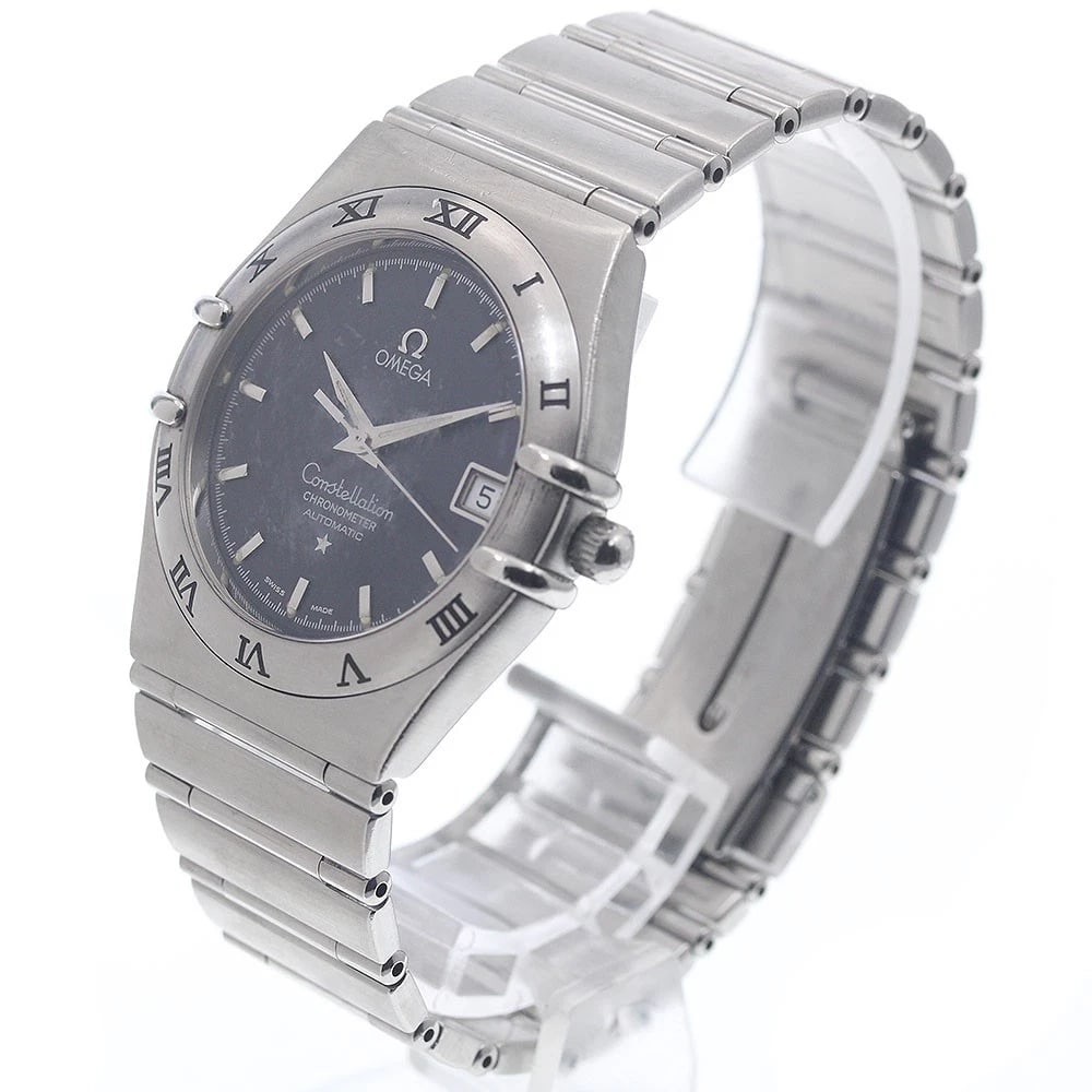 OMEGA CONSTELLATION DATE GRAY AUTOMATIC WATCH - 2