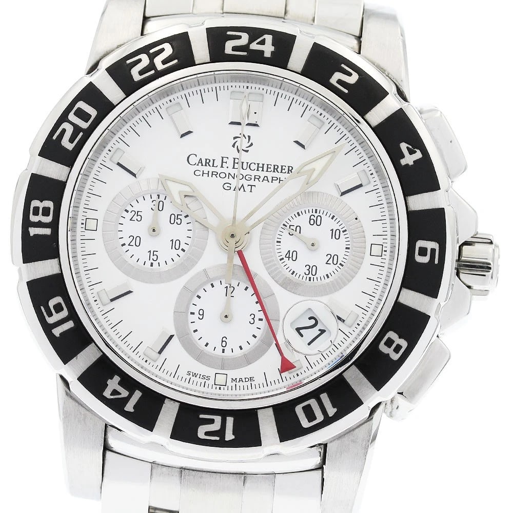 CARL F.BUCHERER CHRONOGRAPH AUTOMATIC WATCH (1 of 5)