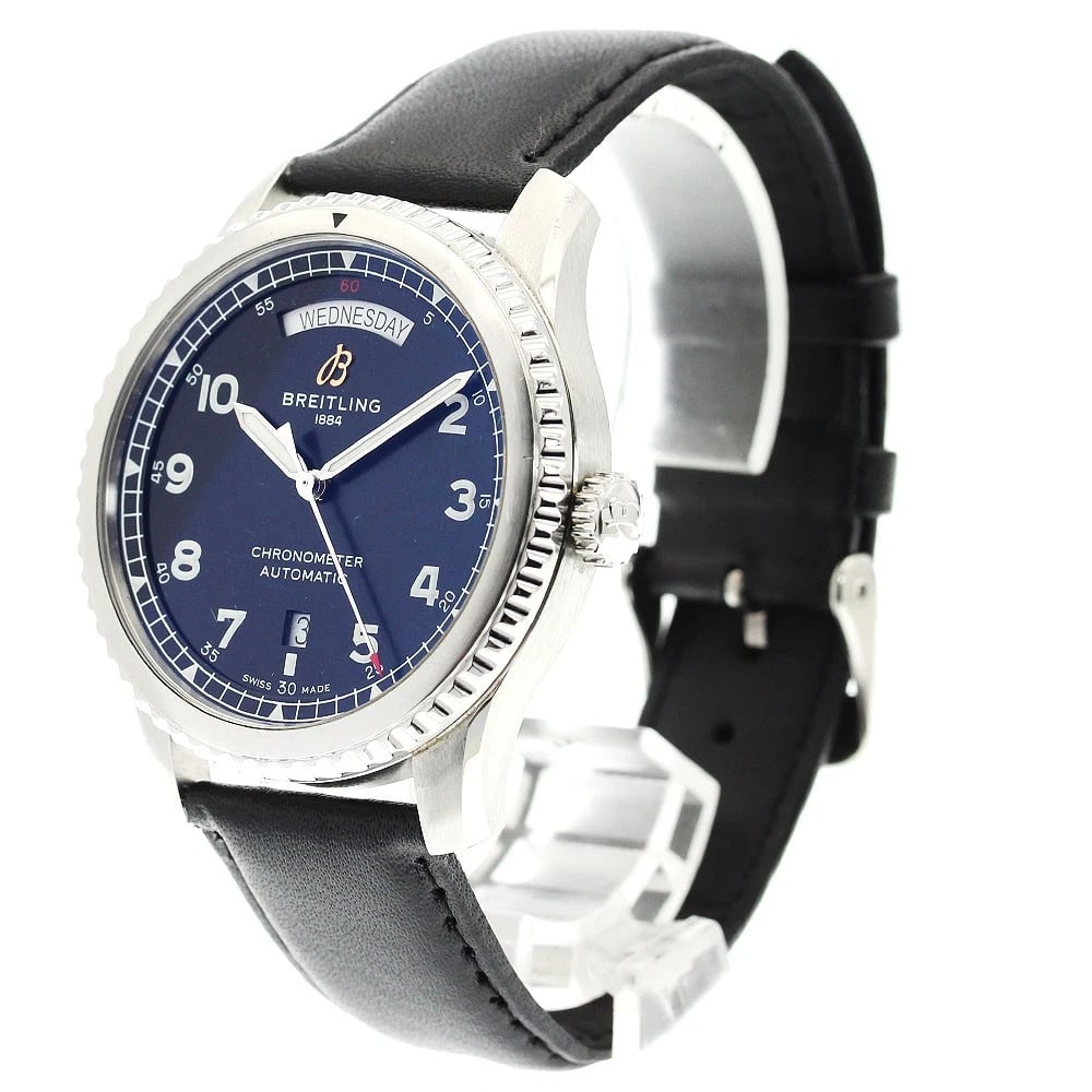 BREITLING AVIATOR DATE BLACK AUTOMATIC WATCH - 2