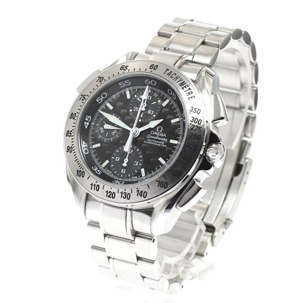 OMEGA SPEEDMASTER BLACK AUTOMATIC WATCH - 2