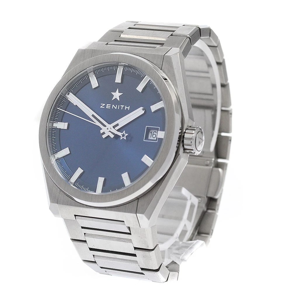 ZENITH DEFY CLASSIC NAVY AUTOMATIC WATCH - 2
