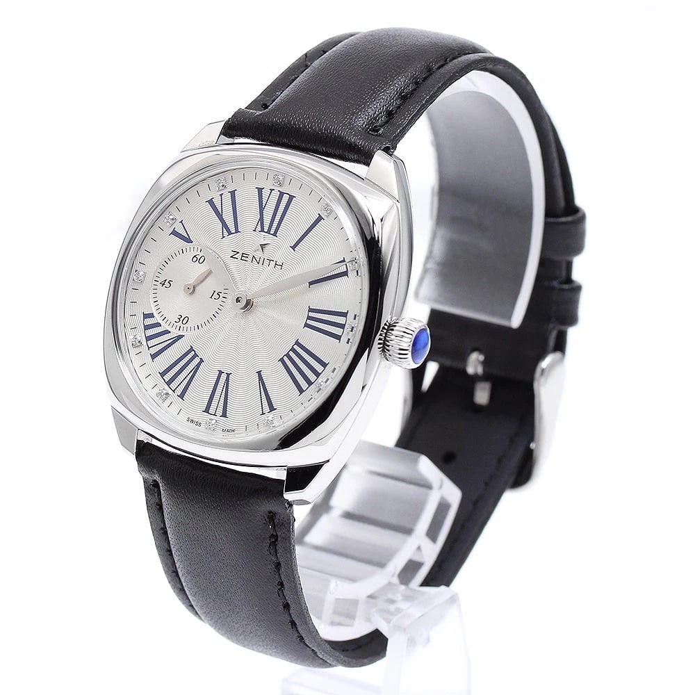 ZENITH HERITAGE DIAMOND SILVER AUTOMATIC WATCH - 2