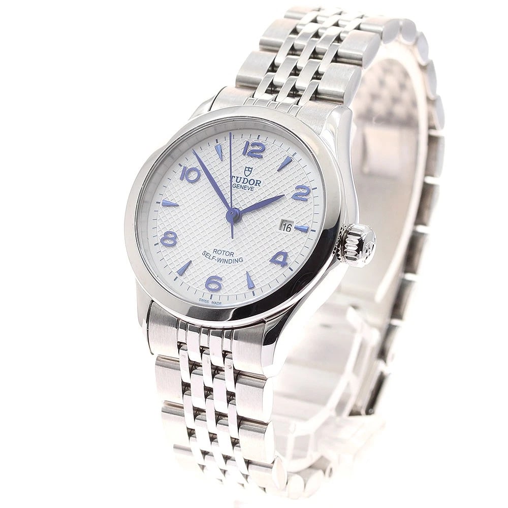 TUDOR DATE SILVER AUTOMATIC WATCH - 2