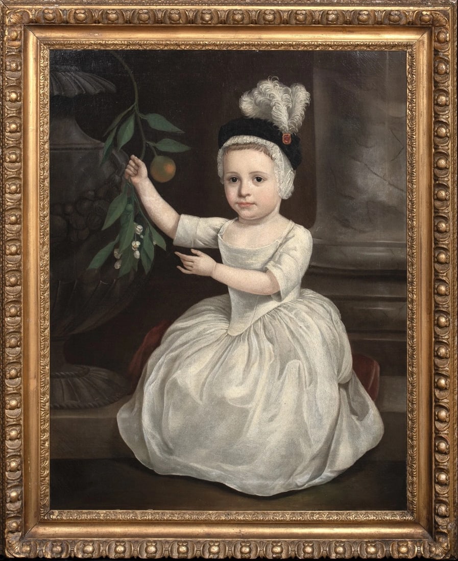 PORTRAIT OF FRANCES MARIA FOUNTAYNE OIL PAINTING (1 of 10)