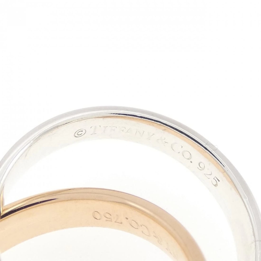 TIFFANY & CO. INTERLOCKING CIRCLE RING - 2