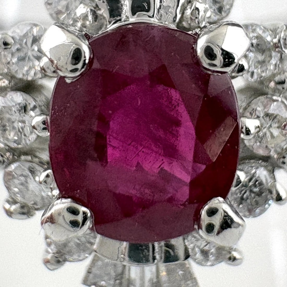 RUBY DESIGN RING PLATINUM - 2