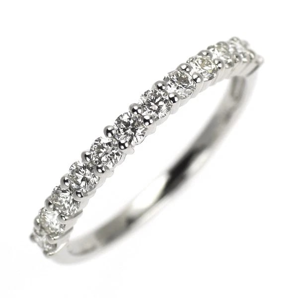 PT900 DIAMOND RING: Pt900 diamond ring Brand: None Type/Style: Ring Material: Pt900, Main Stone Natural Color: None Size: 5.5 - 5.75 US Accessories: None Accessories Notice: When purchasing pre-owned goods, please refer
