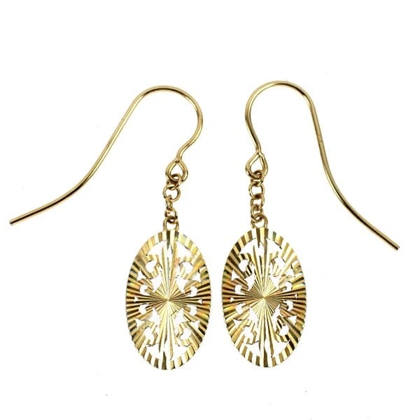 K18YG/WG DESIGN EARRINGS: K18YG/WG design earrings Brand: None Type/Style: piercing Material: K18YG/WG, Color: YG/WG Size: Length/Width/Diameter 30.8 Accessories: None Accessories Notice: When purchasing pre-owned goods,