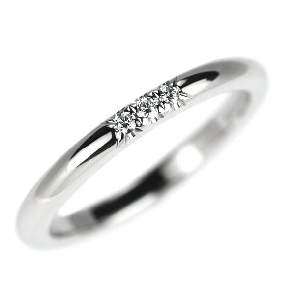 TIFFANY & CO PT950 DIAMOND RING FOREVER BAND: Tiffany & Co Pt950 Diamond Ring Forever Band Brand: Tiffany Type/Style: Ring Material: Pt950, Main Stone Natural Color: Pt Size: 3.25 US Accessories: None Accessories Notice: When purchasing
