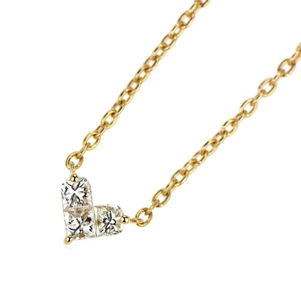STAR JEWELRY K18YG DIAMOND PENDANT NECKLACE: Star Jewelry K18YG Diamond Pendant Necklace Brand: star jewelry Type/Style: pendant necklace Material: K18YG, Main Stone Natural Color: YG Size: Chain Length 40.5 Accessories: None Accesso