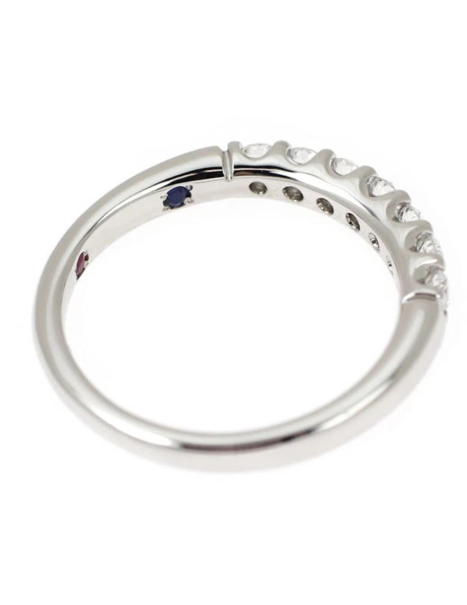 STAR SAND PT950 DIAMOND RING - 2