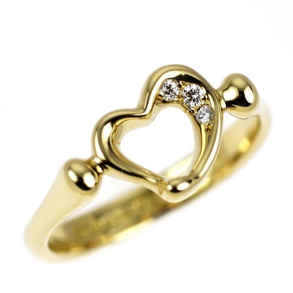TIFFANY & CO K18YG DIAMOND RING: Tiffany & Co K18YG diamond ring Brand: Tiffany Type/Style: Ring Material: K18YG, Main Stone Natural Color: YG Size: 5.25 US Accessories: None Accessories Notice: When purchasing pre-owned goods,