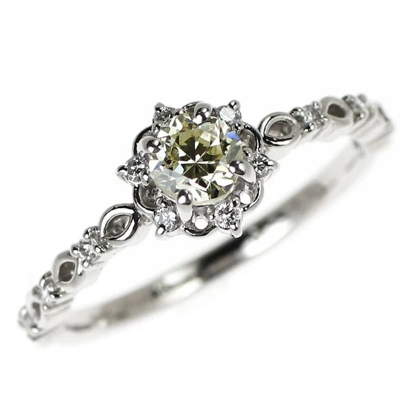 PT950 CIRCULAR BRILLIANT CUT DIAMOND RING: Pt950 Circular Brilliant Cut Diamond Ring Brand: None Type/Style: Ring Material: Pt950, Main Stone Natural Color: Pt Size: 6 US Accessories: None Accessories Notice: When purchasing pre-owned goods,