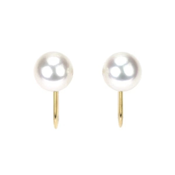 MIKIMOTO K18YG AKOYA PEARL EARRING DIAMETER: Mikimoto K18YG Akoya pearl earring diameter Brand: Mikimoto Type/Style: earring Material: K18YG, Main Stone Natural Color: YG Size: Length/Width/Diameter 13.0 Accessories: None Accessories Notice: