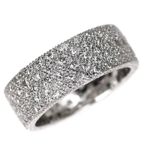 PT950 DIAMOND RING: Pt950 diamond ring Brand: None Type/Style: Ring Material: Pt900, Main Stone Natural Color: Pt Size: 6 US Accessories: None Accessories Notice: When purchasing pre-owned goods, please refer to the