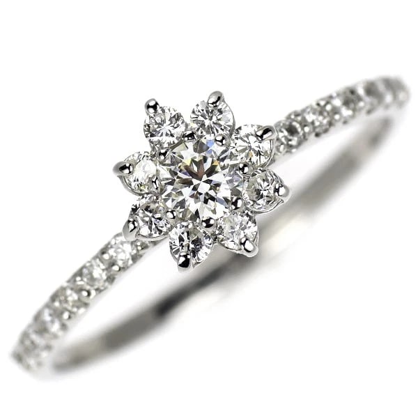 PT900 DIAMOND RING: Pt900 Diamond Ring Brand: None Type/Style: Ring Material: Pt900, Main Stone Natural Color: Pt Size: 6 US Accessories: None Accessories Notice: When purchasing pre-owned goods, please refer to the