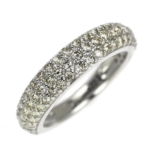 PT900 DIAMOND RING: Pt900 diamond ring Brand: None Type/Style: Ring Material: Pt900, Main Stone Natural Color: None Size: 5.5 - 5.75 US Accessories: None Accessories Notice: When purchasing pre-owned goods, please refer