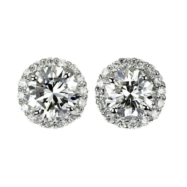 PT950/ PT900 DIAMOND EARRINGS: Pt950/ Pt900 Diamond Earrings Brand: None Type/Style: piercing Material: Pt950/ Pt900, Main Stone Natural Color: Pt Size: Length/Width/Diameter 8.5 Accessories: None Accessories Notice: When