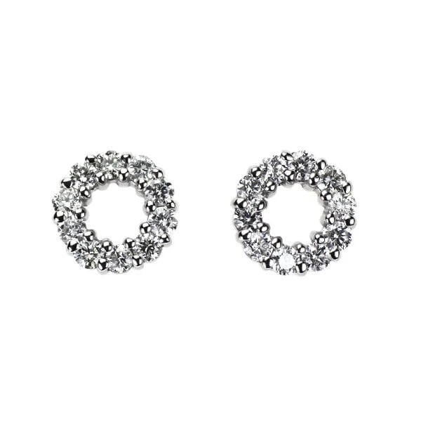 K18WG DIAMOND EARRING: K18WG diamond earring Brand: None Type/Style: piercing Material: K18WG, Main Stone Natural Color: WG Size: Length/Width/Diameter 7.2 Accessories: None Accessories Notice: When purchasing p