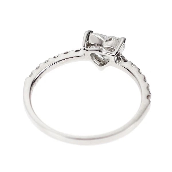 PT950 HEART SHAPE DIAMOND RING - 2