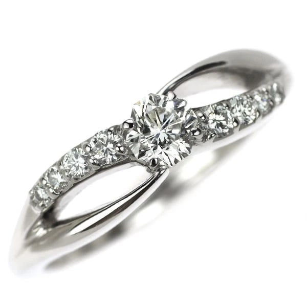 UNGARO PT950 OCTAGON CUT DIAMOND RING: Ungaro Pt950 octagon cut diamond ring Brand: None Type/Style: Ring Material: Pt900, Main Stone octagon Color: Pt Size: 7.5 US Accessories: None Accessories Notice: When purchasing pre-owned goods,