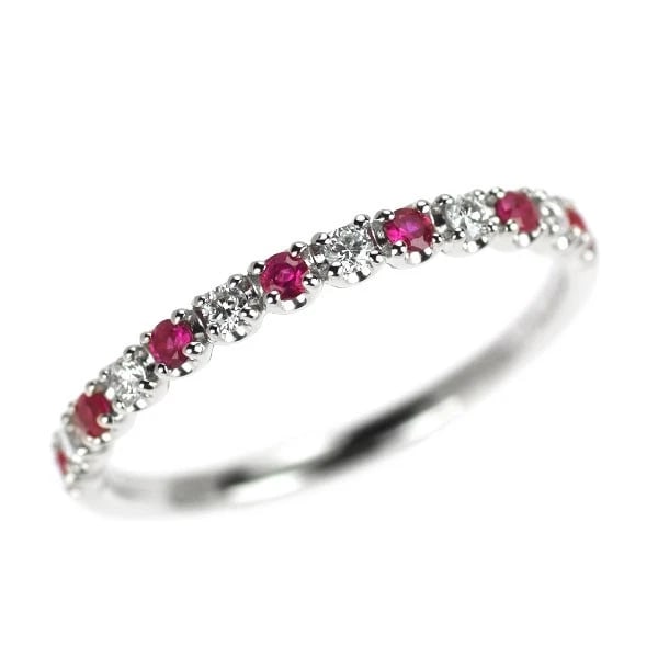 PT950 RUBY DIAMOND RING: Pt950 ruby diamond ring Brand: None Type/Style: Ring Material: PT900, Main Stone Natural Color: Pt Size: 5.25 US Accessories: None Accessories Notice: When purchasing pre-owned goods, plea