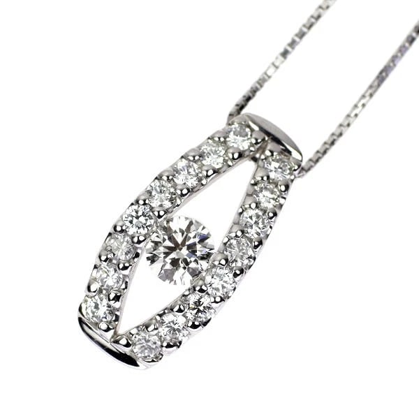 PT900/ PT850 DIAMOND PENDANT NECKLACE: Pt900/ Pt850 Diamond Pendant Necklace Brand: None Type/Style: pendant necklace Material: Pt900, Main Stone Natural Color: None Size: Accessories: None Accessories Notice: When purchasing p