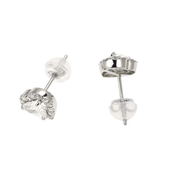 PT950/ PT900 HEART SHAPE DIAMOND EARRINGS - 2