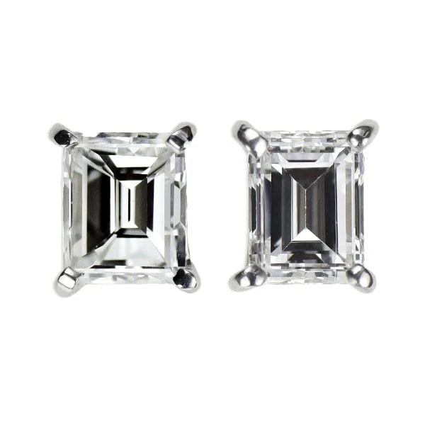 PT900 BUCKET CUT DIAMOND EARRINGS: Pt900 Bucket Cut Diamond Earrings Brand: None Type/Style: piercing Material: Pt900, Main Stone Natural Color: Pt Size: Length/Width/Diameter 4.7 Accessories: None Accessories Notice: When purchasing