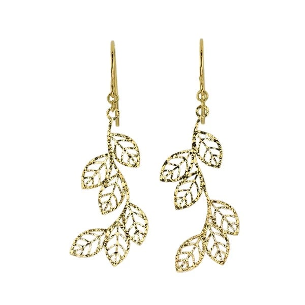 K18YG PLANT EARRING: K18YG plant earring Brand: None Type/Style: piercing Material: K18YG, Color: YG Size: Length/Width/Diameter 34.0 Accessories: None Accessories Notice: When purchasing pre-owned goods, please refer to