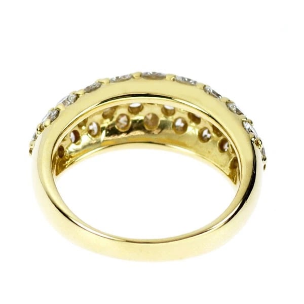 K18YG DIAMOND RING - 3